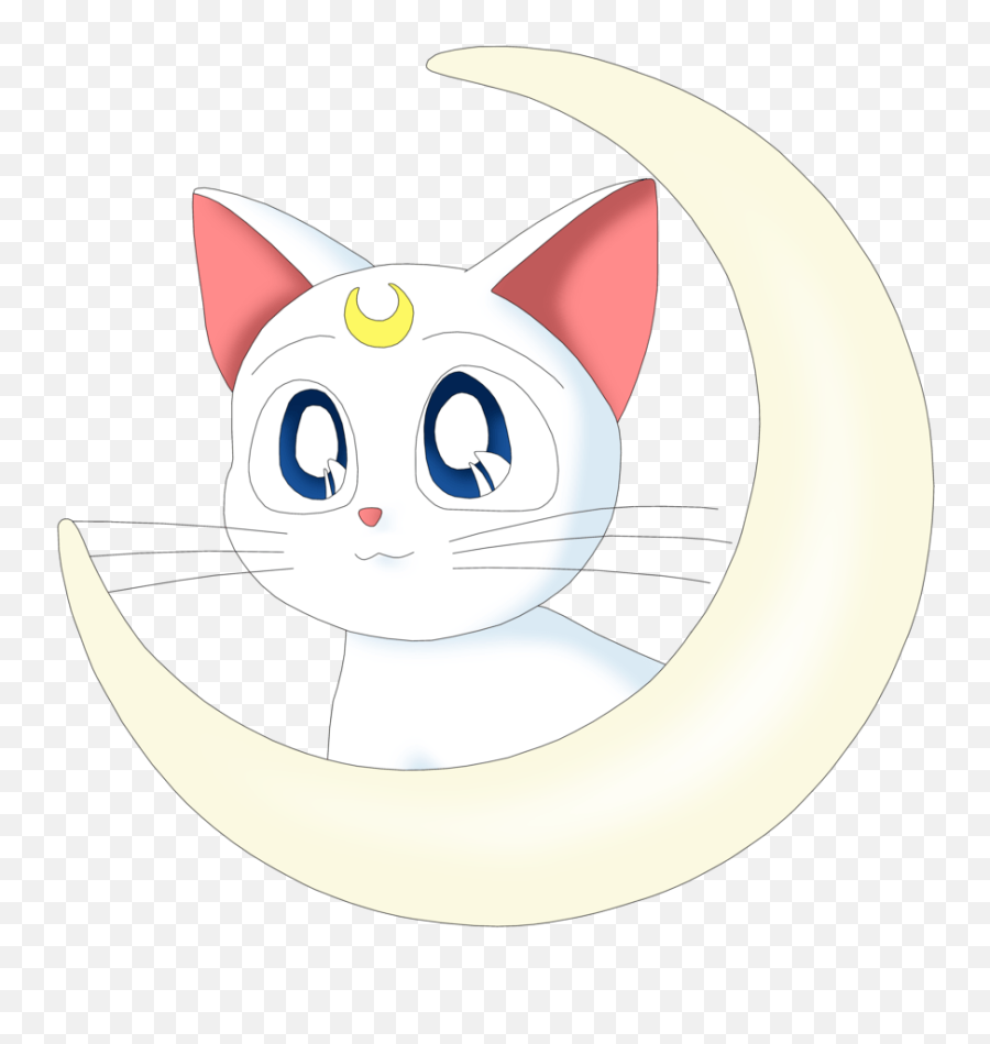 Gato Artemisa Sailor Moon Clipart - Imagenes De Artemis Sailor Moon Emoji,Polar Express Emojis