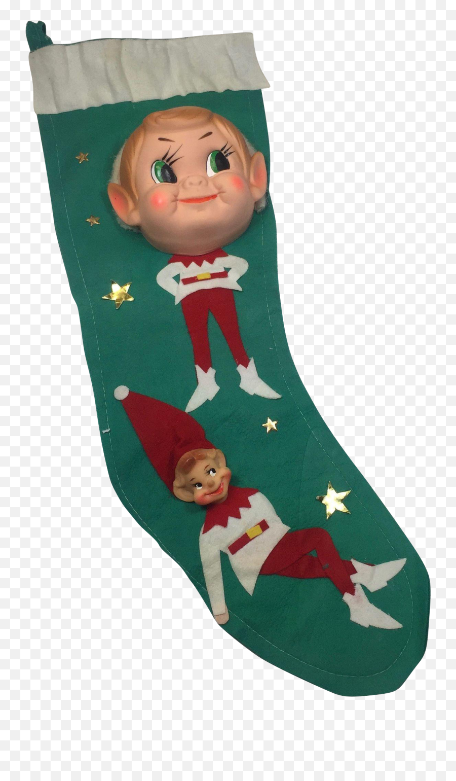 Vintage Christmas Elf Png U0026 Free Vintage Christmas Elfpng - Christmas Elf Emoji,Christmas Stocking Emoji Png