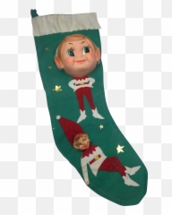 Vintage Christmas Elf Png U0026 Free Vintage Christmas Elfpng - Christmas Elf Emoji,Christmas Stocking Emoji Png