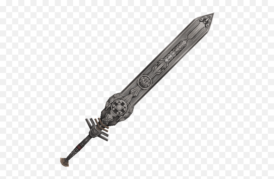 Fantasy Sword Png Hd Granblue Fantasy Sword Weapon Joyeuse - Picsart Weapons Png Emoji,Black Clover Asta Emoticon