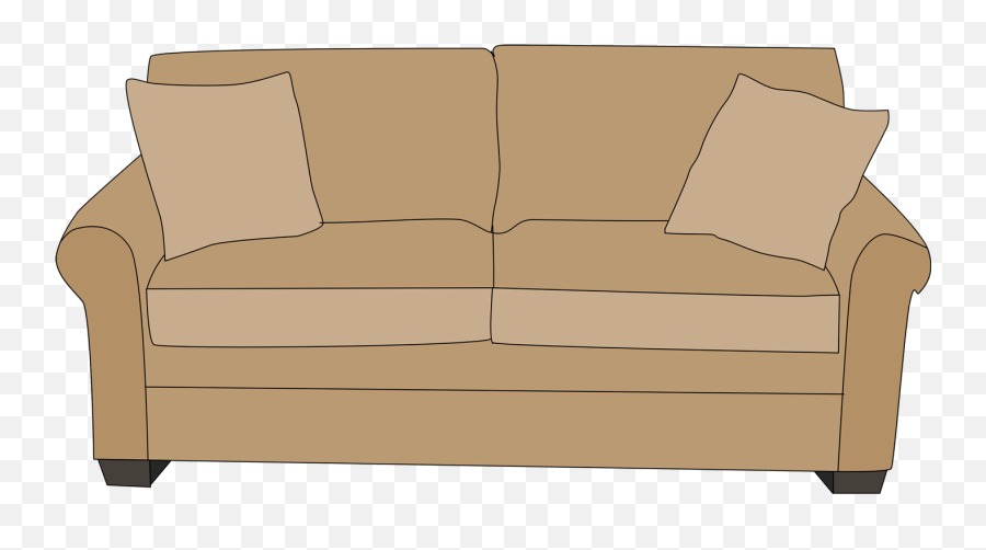 As A Couch Pictures Clipart - Cartoon Couch Png Emoji,Couch Potato Emoticon