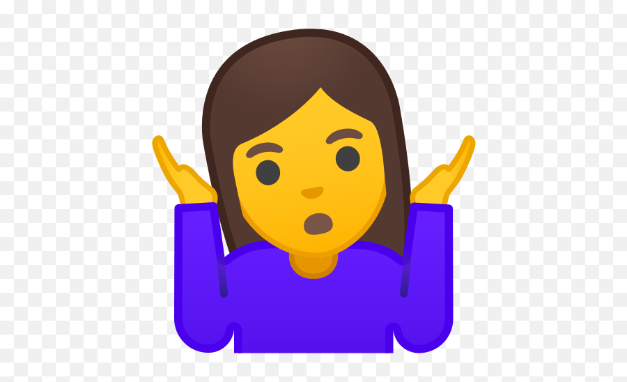 Woman Shrugging Emoji Meaning With - Dont Know Emoji Png,Female Emoji Meanings
