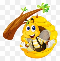 Buzzing Bees Ideas In 2021 - Bee With Bee Hive Clipart Emoji,Lemon And Bee Emojis