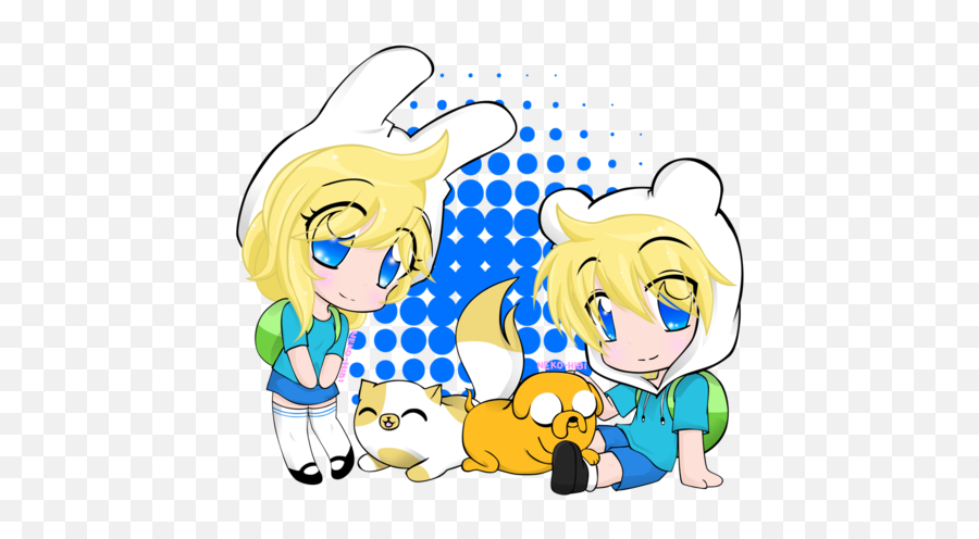 Fionna And Cake Finn And Jake Adventure Time Characters - Fionna And Cake Emoji,Gumball's Emotions