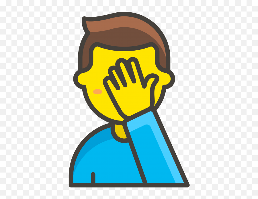 Man Symbol Png - Man Facepalming Emoji Painter Emoji Man Shrugging Icon Png,Symbol Emoji