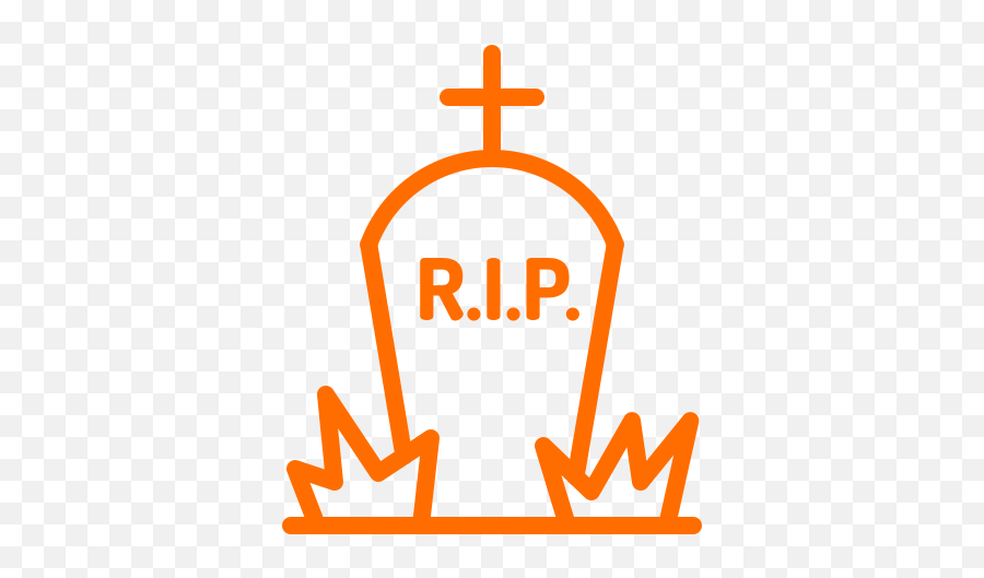 Halloween Graveyard Death Cemetery - Rip Icon Emoji,Graveston3 Emoji