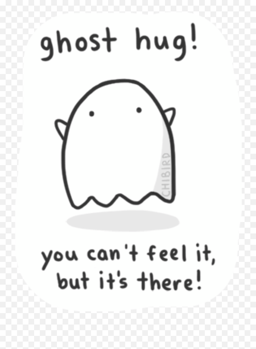 Sticker - Dot Emoji,Ghost Hug Emoji