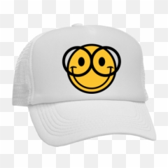 Buy A Glasses Smiley Kids Mesh Cap Online - Happy Emoji,Emoticon Print