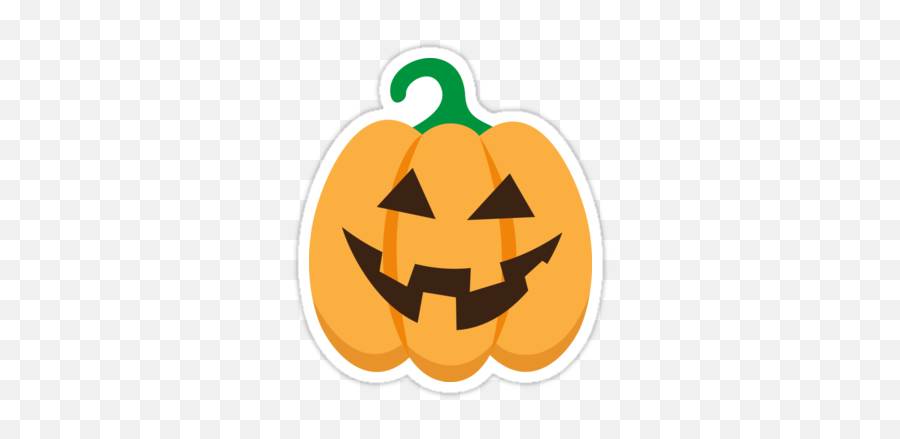 Halloween Jack O Lantern Sticker - Cute Jack O Lantern Clip Art Emoji,Jack-o-lantern Emoji