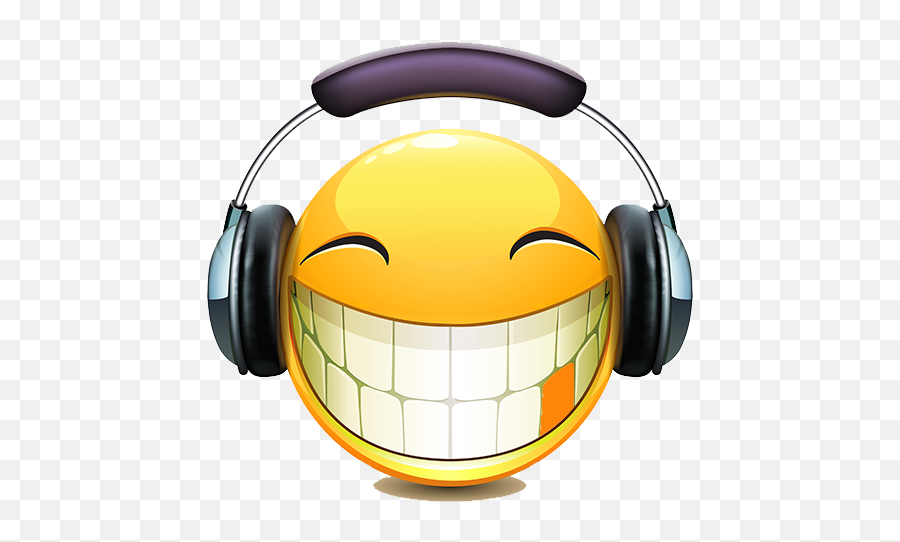 Amazoncom Best Funny Ringtones Appstore For Android - Trance Face With Headphones Emoji,Hearing Emoticon