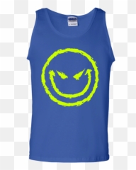 Evil Smiley Face Tank - Evil Smily Face Emoji,Evil Happy Face Emoticon
