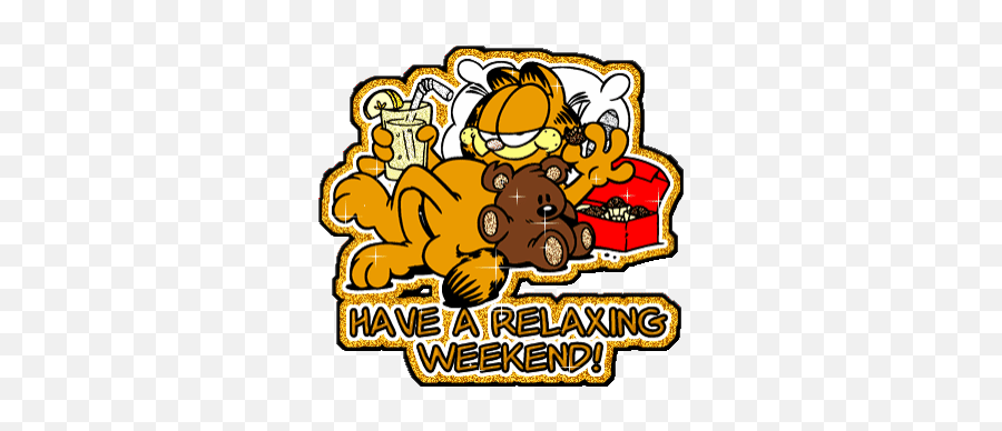 Top Relaxed Stickers For Android U0026 Ios Gfycat - Garfield Emoji,Relaxed Emoticon