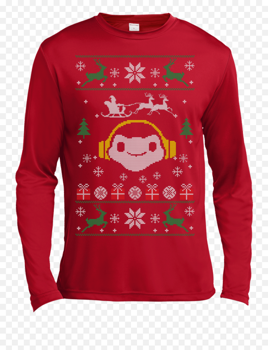Overwatch Lucio Headphones Spray Ugly Sweater - The Wholesale Tshirts Co Emoji,Emoji Christmas Sweater