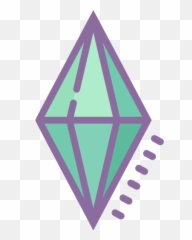 The Sims Icon In Cute Color Style - Plumbob Sims Png Icon Emoji,Emoji For Dating Sims