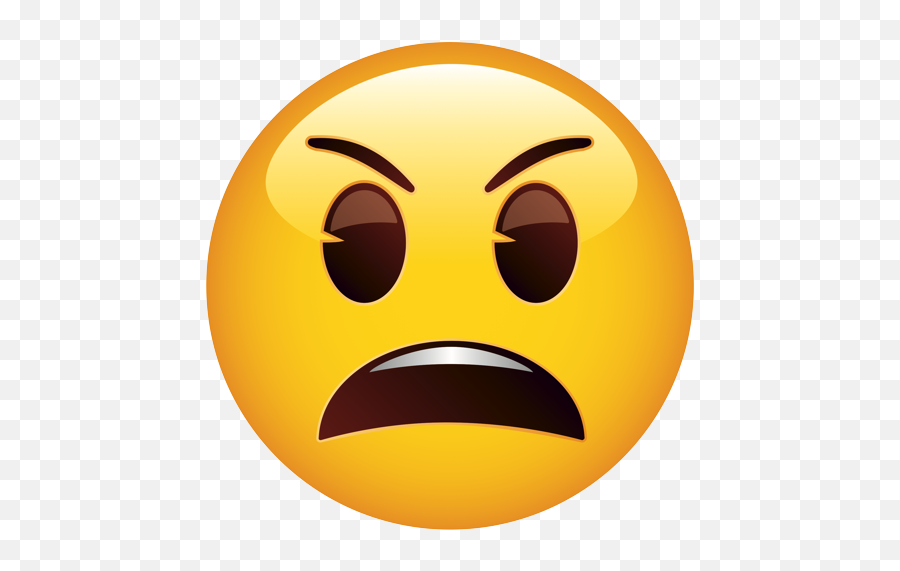 Angry Face Variant Disgusted - Happy Emoji,Disgust Emoji