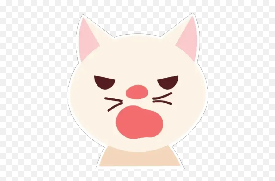 Rose Cat - Stickers For Whatsapp Emoji,Cat Emoticon Meme