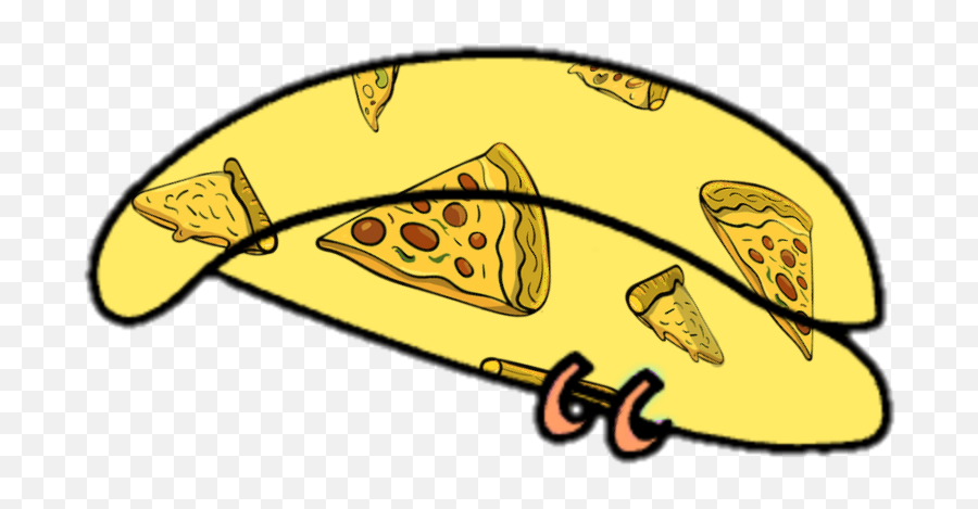 Pizza Hat Accesory Gavha Catta Sticker - Junk Food Emoji,Pizza Emoji Hat