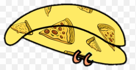 Pizza Hat Accesory Gavha Catta Sticker - Junk Food Emoji,Pizza Emoji Hat