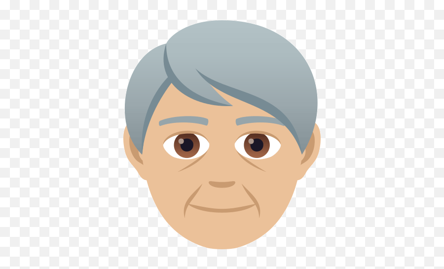 Older Person Joypixels Sticker - Older Person Joypixels Emoji,Lightskin Face Emoji
