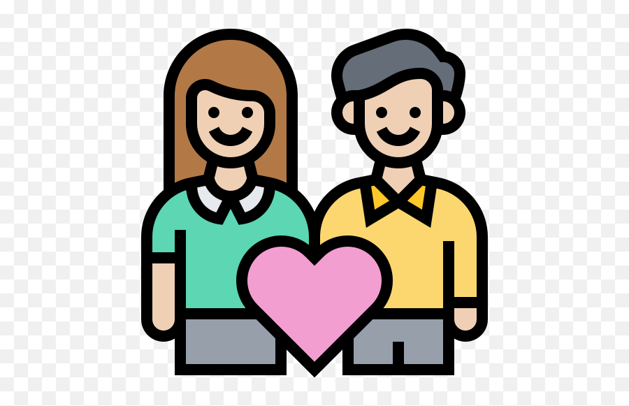 Caring - Free Love And Romance Icons Emoji,Family Heart Emoji Color