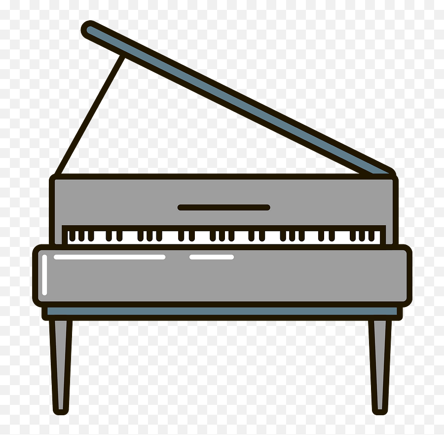 Piano Clipart Free Download Transparent Png Creazilla - Vertical Emoji,Piano Emoji Png