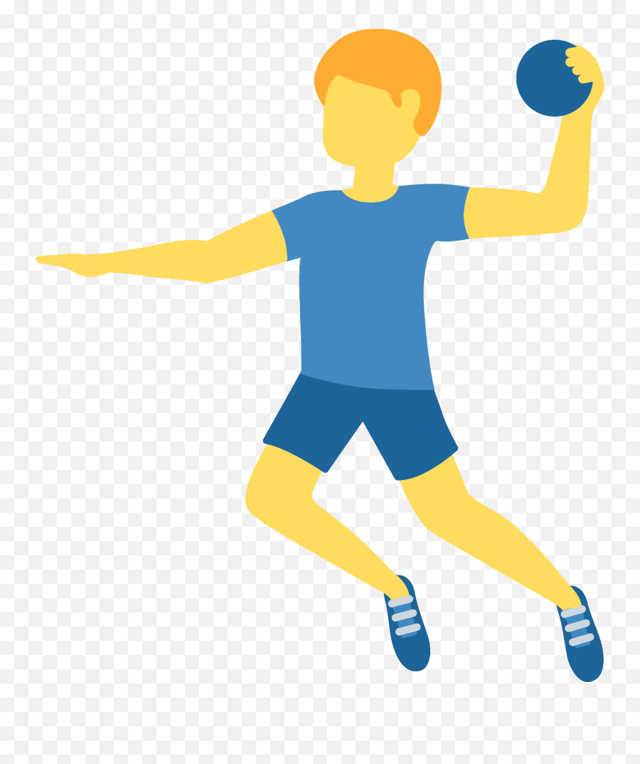 Man Playing Handball Emoji - Handball,Player Emoji Man Playing Handball Emoji - Handball,Player Emoji
