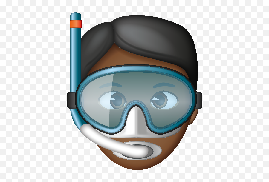 Emoji U2013 The Official Brand Man Wearing Goggles Variation - Snorkel,Binoculars Emoji