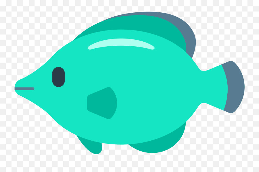 Tropical Fish Emoji Clipart - Fish Emoji Transparent Background,Fish Emoji