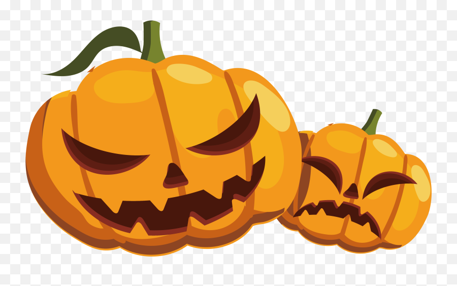 Calabaza Pumpkin Halloween - Calabaza Png Halloween Clipart Halloween Pumpkin Vector Png Emoji,Jackolantern Emoji