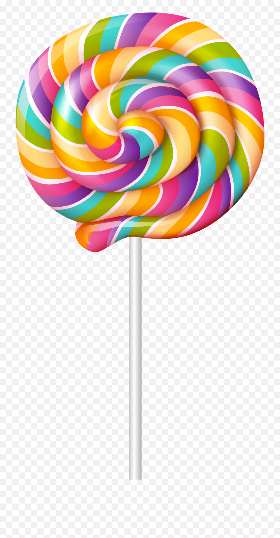 Lollipop Candy Sticker - Swirl Lollipop Clipart Emoji,Emoji Candies