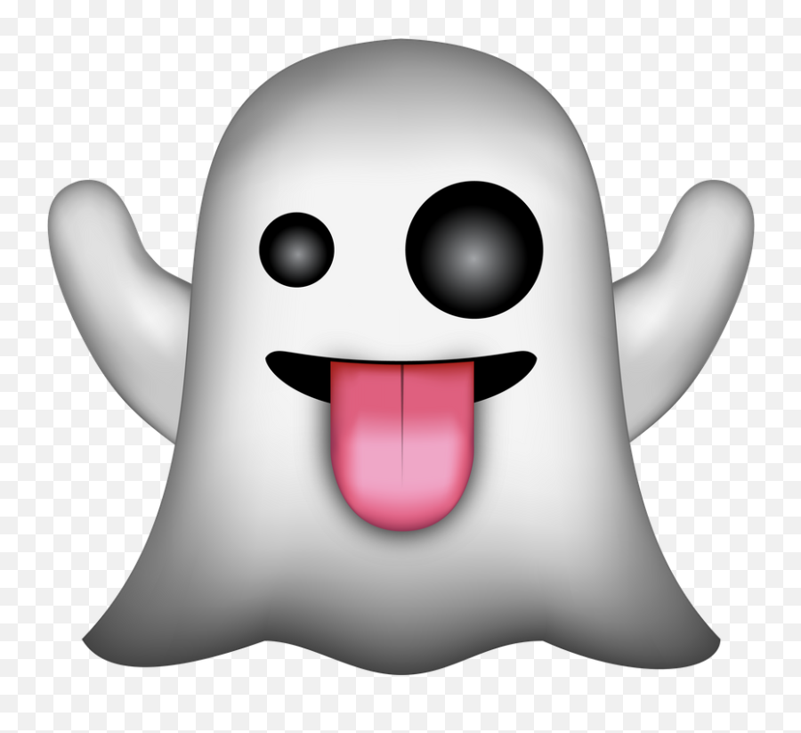 Emoji Art - Snapchat Ghost Sticker,White Ghost Emoji