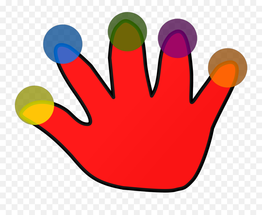 Hand With 5 Fingers Clipart - Png Download Full Size Five Fingers Fingers Clipart Emoji,Grabby Hands Emoji