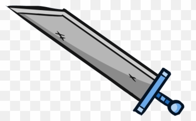 M16 Sword Png Banner Freeuse - Mega Sword Clipart Full Sword Banner Png Emoji,Mega Emoji Download