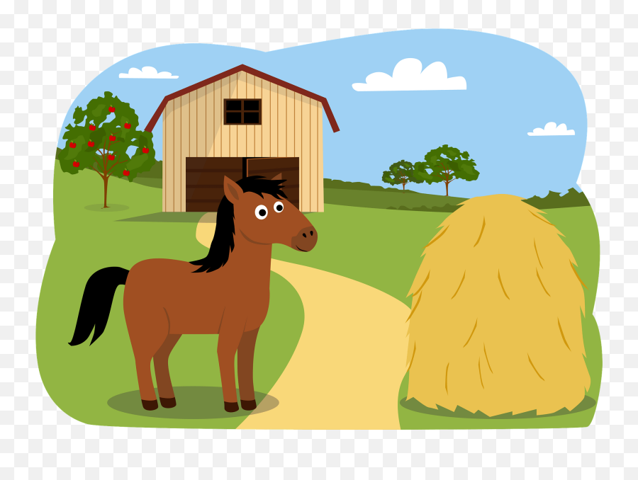 Animals - Sheep In A Farm Clipart Emoji,Ranch Emoji