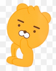 Kakaotalk Emotion Kakaofriends Baby Emoji,Lion Showing Emotion