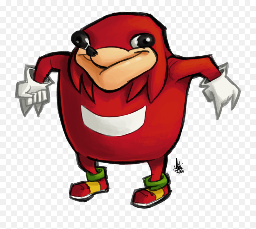 Transparent Ugandan Knuckles Free - Ugandan Knuckles Without Background Emoji,Uganda Knuckles Emoji