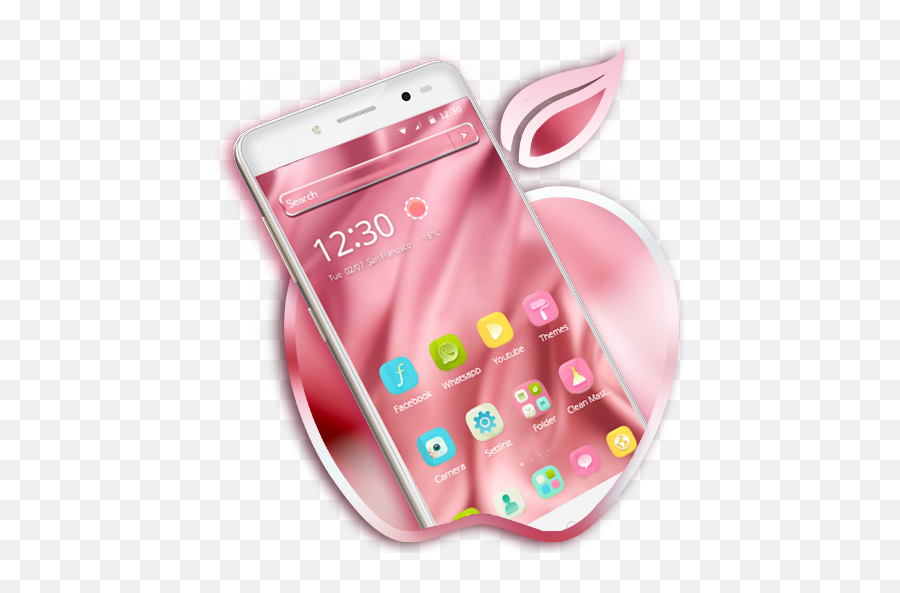 Amazoncom Pink Apple Bubble X Phone Theme Appstore For - Phone Themes Emoji,X In A Box Emoji Meaning