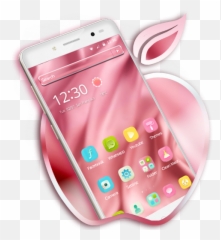 Amazoncom Pink Apple Bubble X Phone Theme Appstore For - Phone Themes Emoji,X In A Box Emoji Meaning