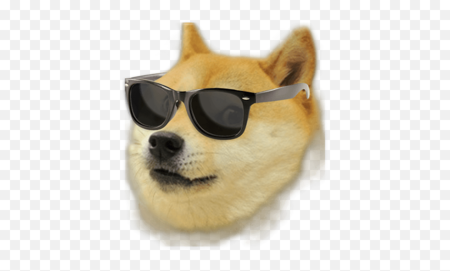 Download Shiba Inu Doge Weather Agario Hq Image Free Png - Dog With Sunglasses Transparent Emoji,Emoticons Agar.io
