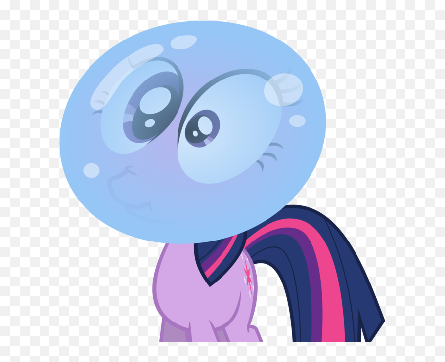 Friendship Is Magic - Twilight Sparkle In Bubble Emoji,Mlp Celestia Emotion Comic