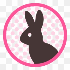 Rabbit Easter Bunny Pink M Paw Clip Art - Rabbit Emoji,Rabbit Emojis On Facebook