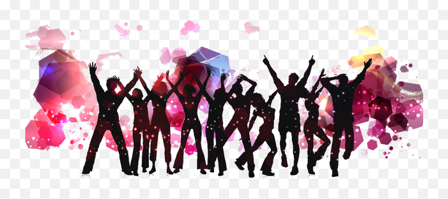 Download Silhouette People Dance Of Dancing Royalty - Free Transparent Group Dance Png Emoji,Indian Dancing Emoticon