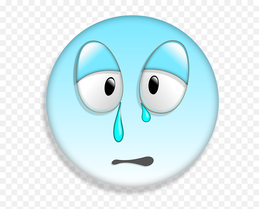 Free Photo Emoticon Face Tears Cartoon Emoji Sad Cute - Max Gambar Wajah Sedih Kartun,Sad Cat Emotion
