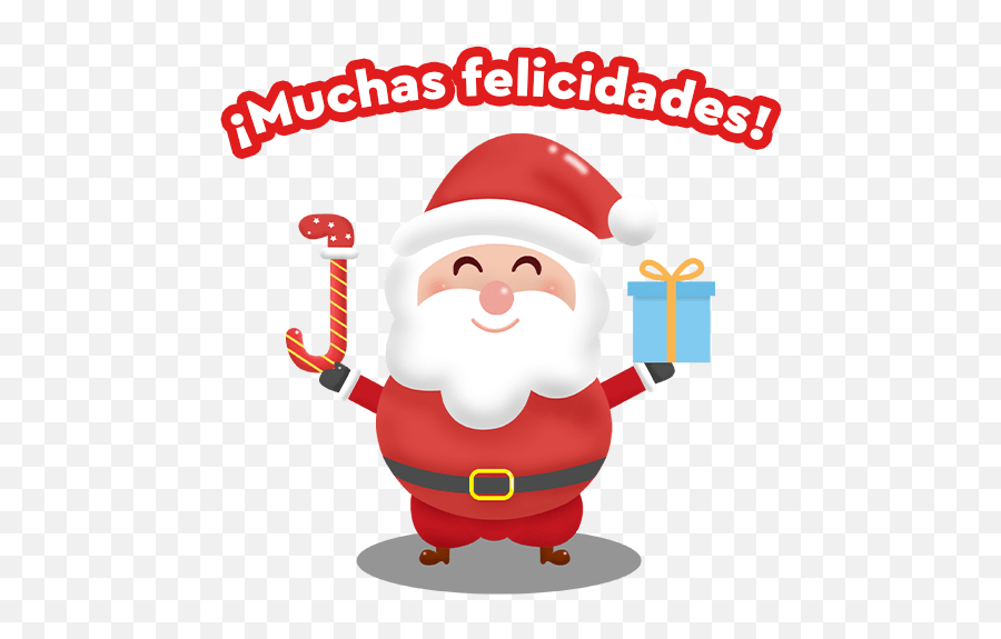 Navidad Tierna - Dibujo Animado De Santa Claus Emoji,Winter Holiday Emojis