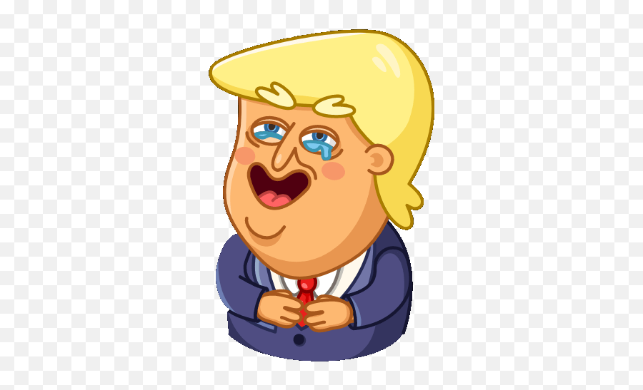 Trump Animations Stickers By Oleg Sul - Fictional Character Emoji,Trump Emojis To Dowmload
