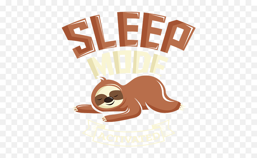 Sleep Mode Activated Cute Sloth Duvet Cover - Animal Figure Emoji,Sloth Face Emoticon