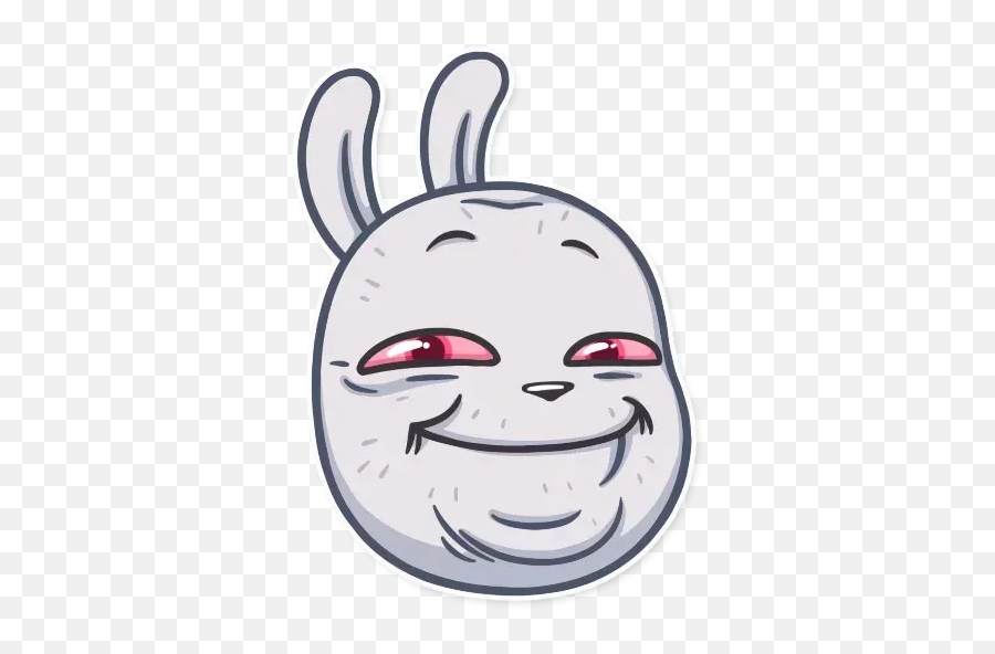Bunny Whatsapp Stickers - Stickers Cloud Happy Emoji,Bunny Emoticon