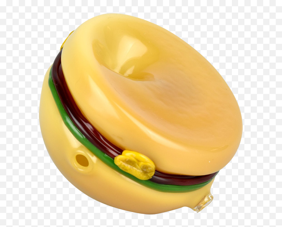 The Cheeseburger Savory Glass Pipe - Cheeseburger Emoji,Google Hamburger Emoji