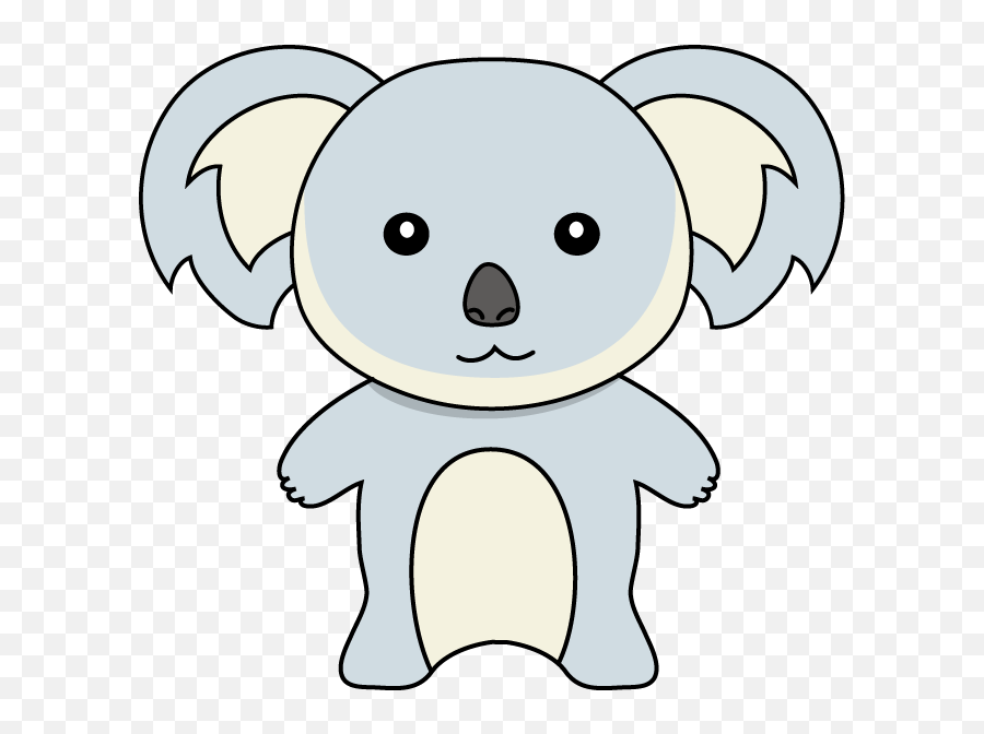 Koala Outline Transparent Cartoon - Jingfm Koala Cartoon Outline Emoji,Koala Emoji Png