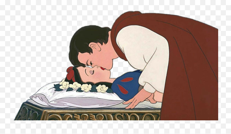 Snowwhite Prince Kiss Sticker - Snow White And Prince At The End Emoji,Couple Kissing Emoji